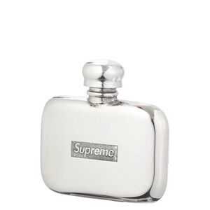 Supreme Pewter Mini Flask Silver